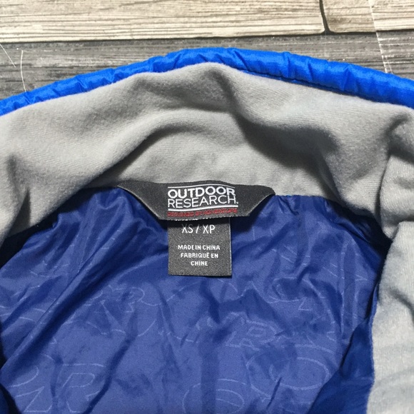 Outdoor Research Puffer Jacket Women’s XS Blue Full Zip Crystal Mountain Pockets - Picture 11 of 11